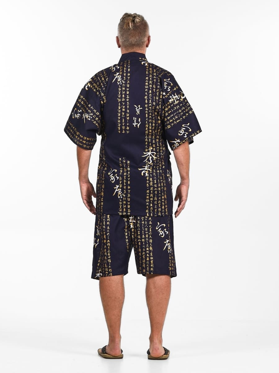 Japoński Jinbei Man Kanji