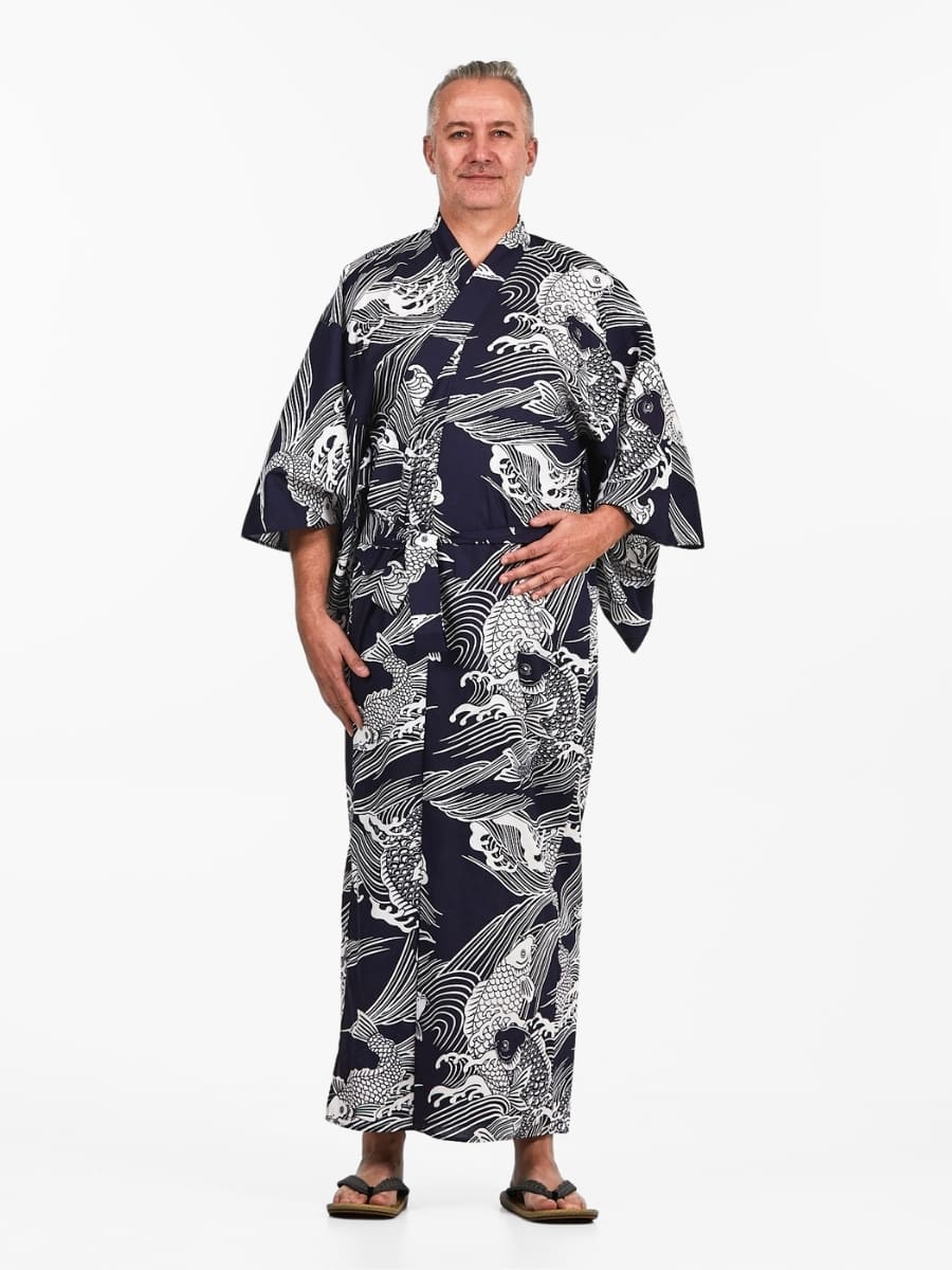 Kimono Męskie Yukata - Karpie Koi