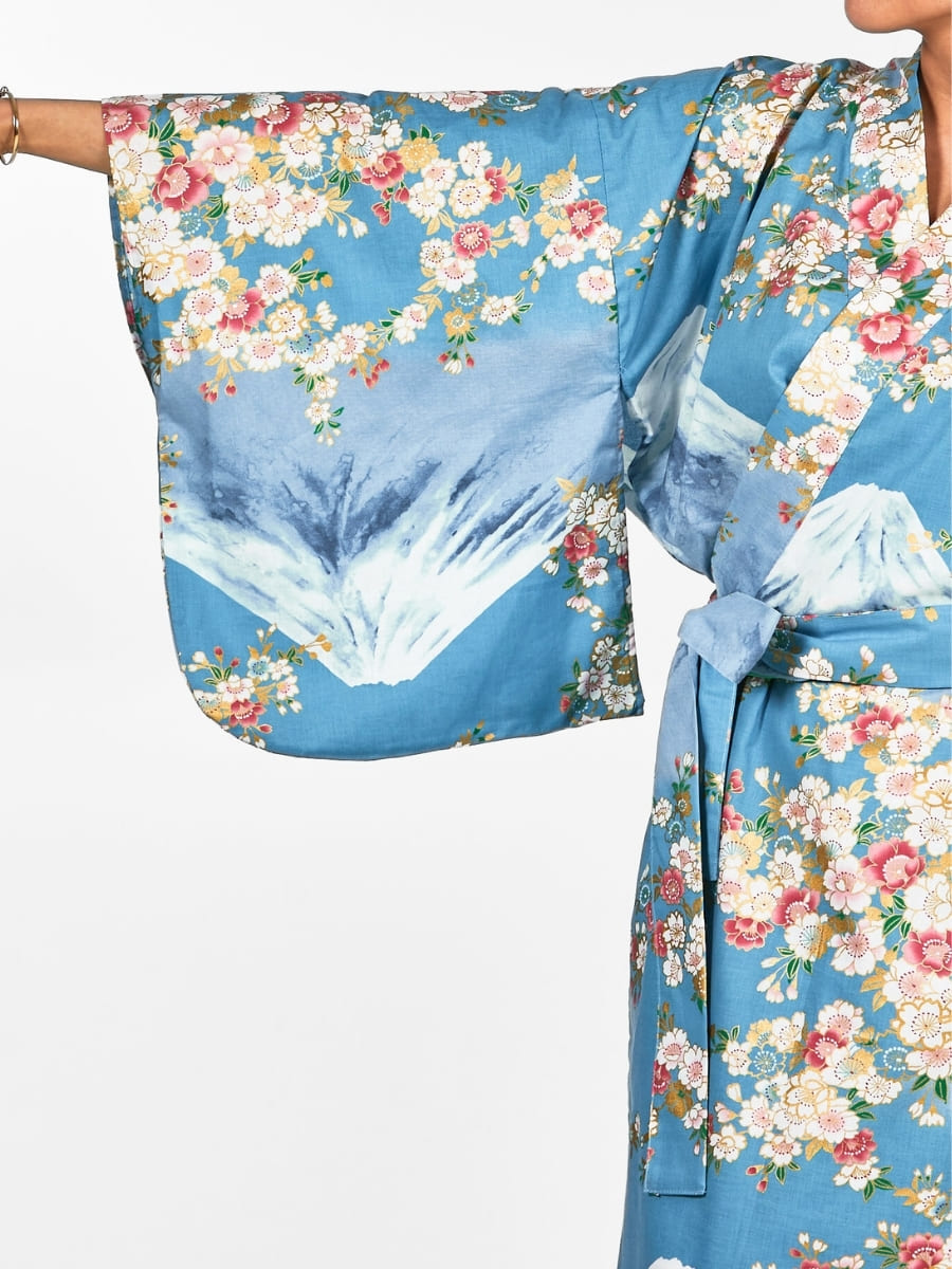 Kimono damskie Yukata Fujisan no Sakura