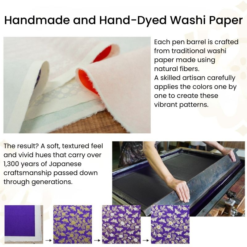 Zestaw 6 Kolorowych Pisaków Pędzelkowych Tenpyo no Yume