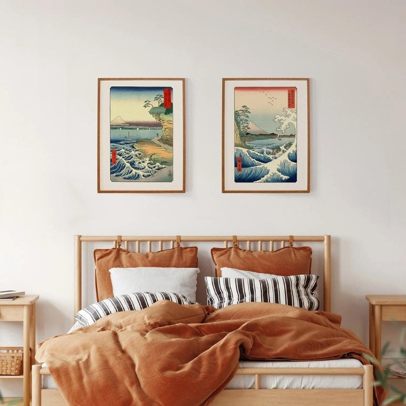 Morze w Satta - japoński nadruk