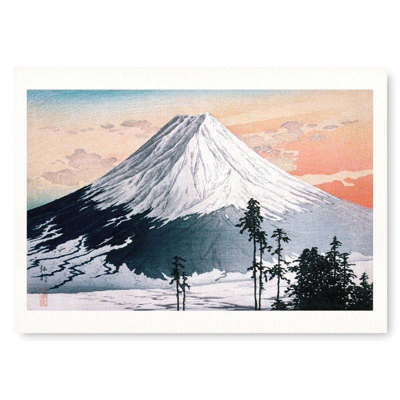 Mount Fuji - plakat z nadrukiem