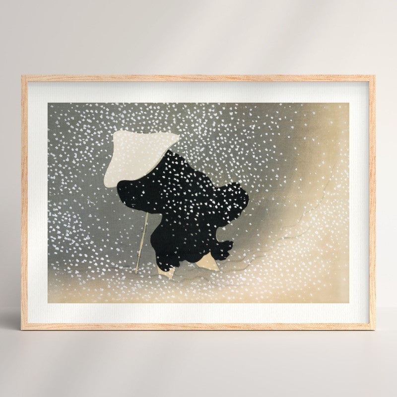 Burza Śnieżna - japoński plakat