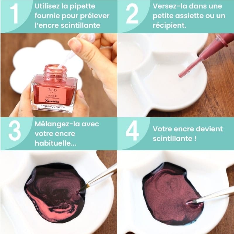 Atrament Drop of Shimmer firmy Kuretake