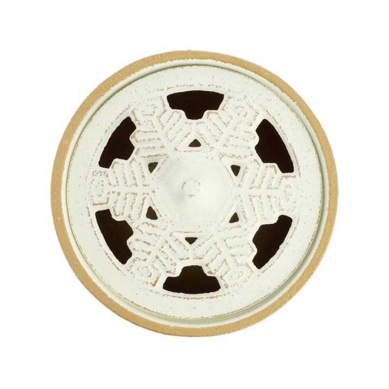 Biały żeliwny palnik do kadzideł Iwachu