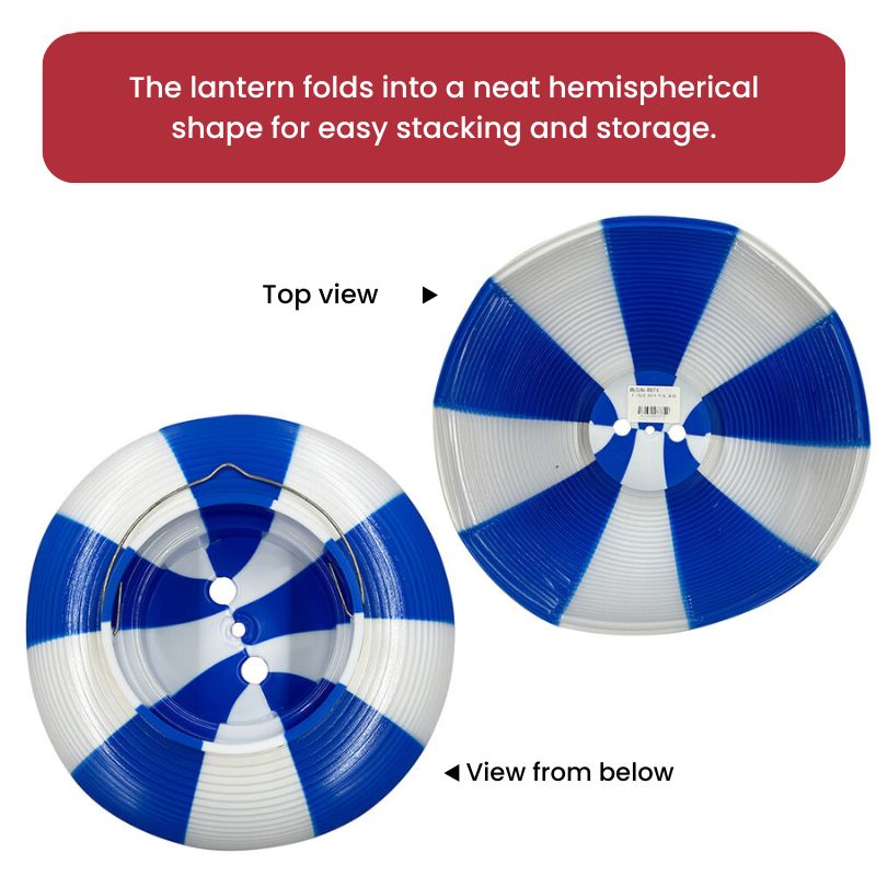 Niebieska Japońska Latarnia Chochin