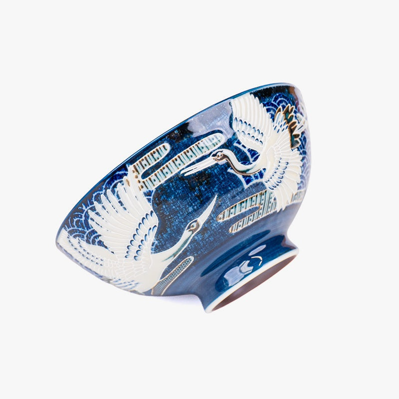 Ceramiczna miska japońska Tsuru