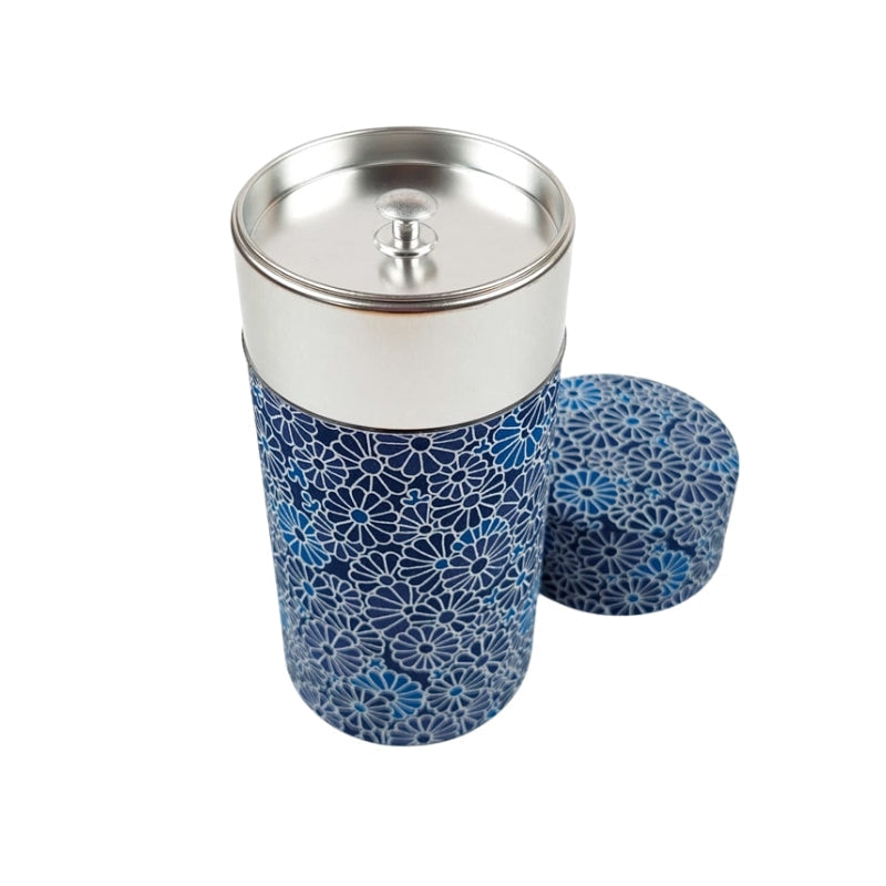 Cylindryczna pokrywka pudełka na herbatę