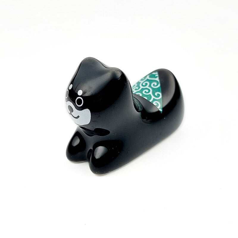 Czarna podpórka na pałeczki Shiba