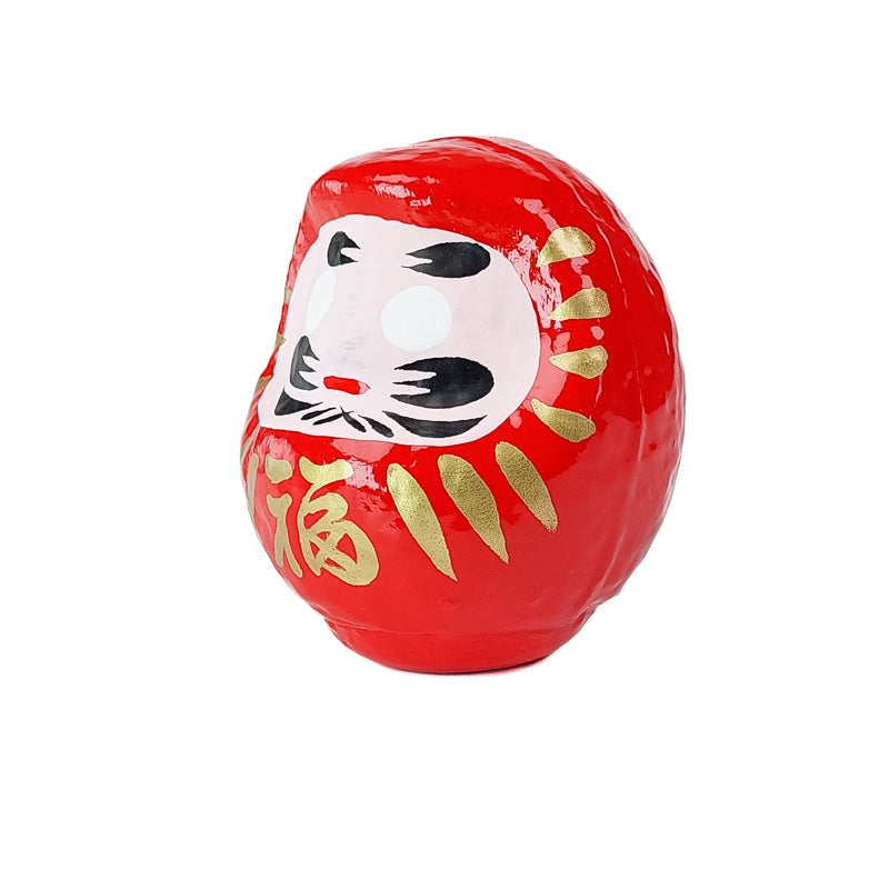 Czerwona japońska Daruma 4,5 i 9 cm