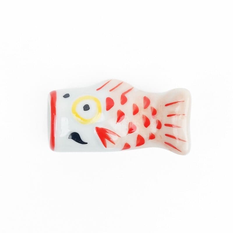 Czerwona japońska podstawka pod pałeczki Koinobori