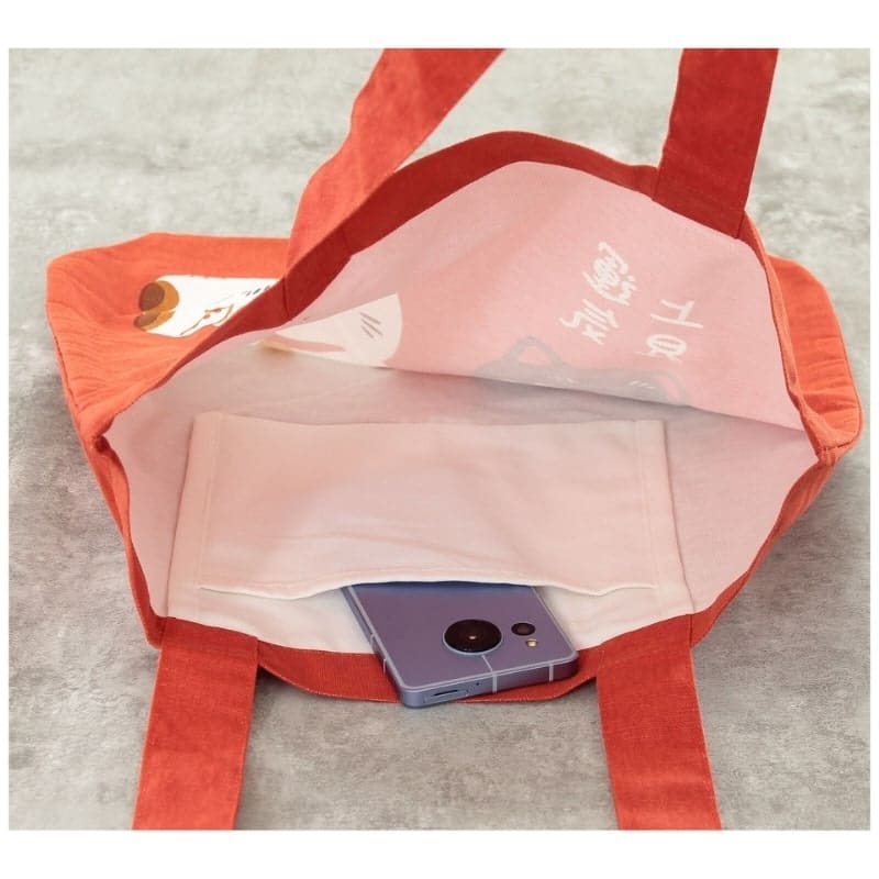 Czerwona torba na ramię Maneki Neko Shōfuku