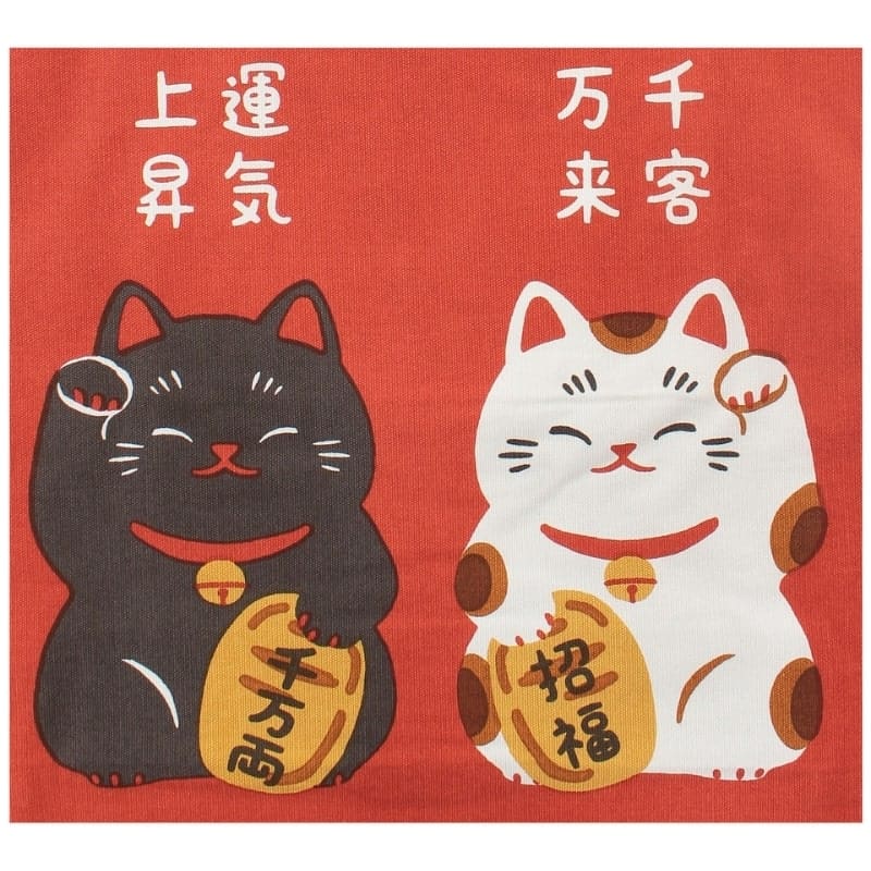 Czerwona torba na ramię Maneki Neko Shōfuku