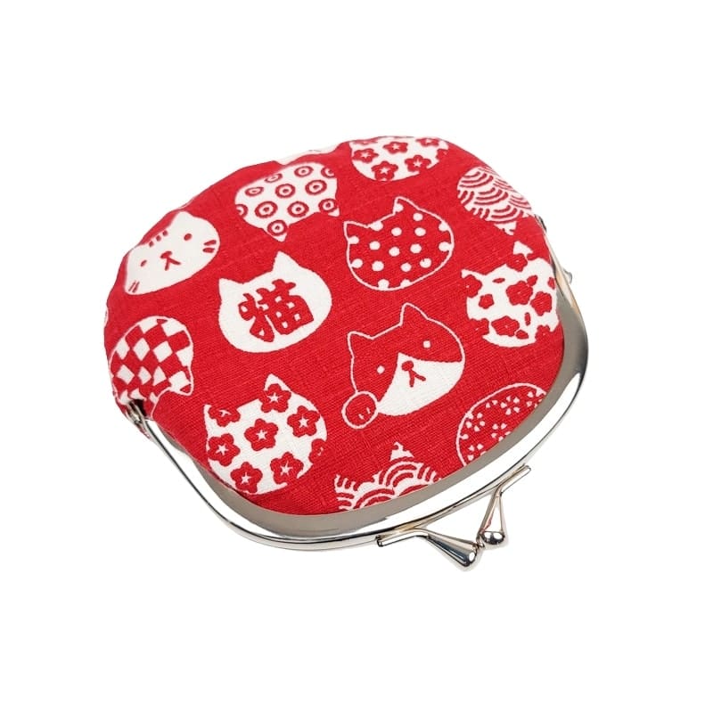 Czerwona torebka Gamaguchi Neko