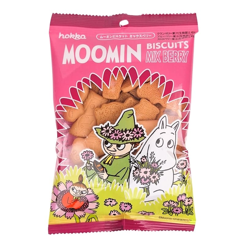 Czerwone ciasteczka owocowe Moomin