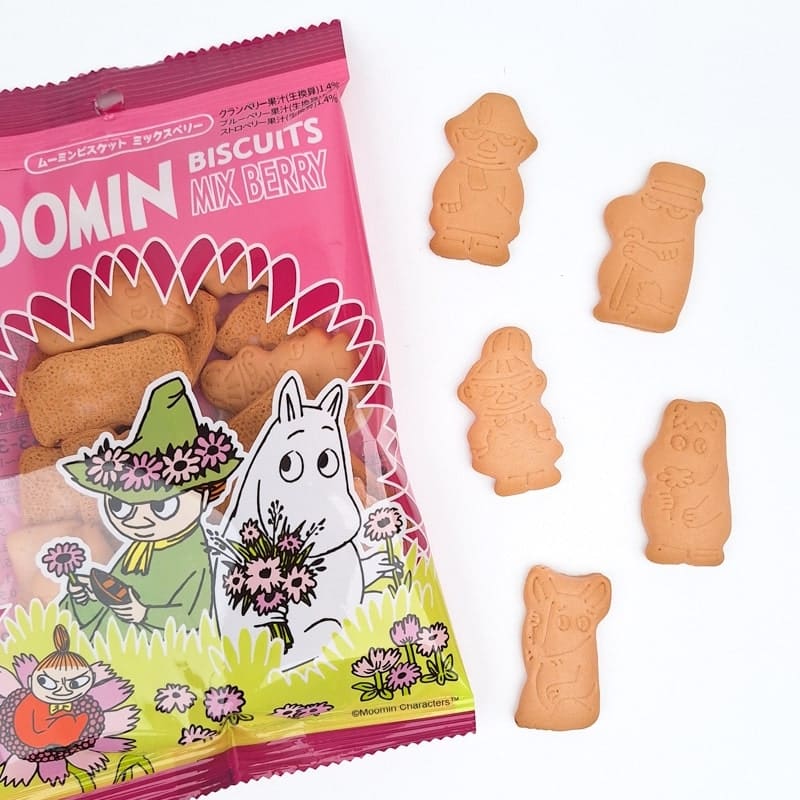 Czerwone ciasteczka owocowe Moomin