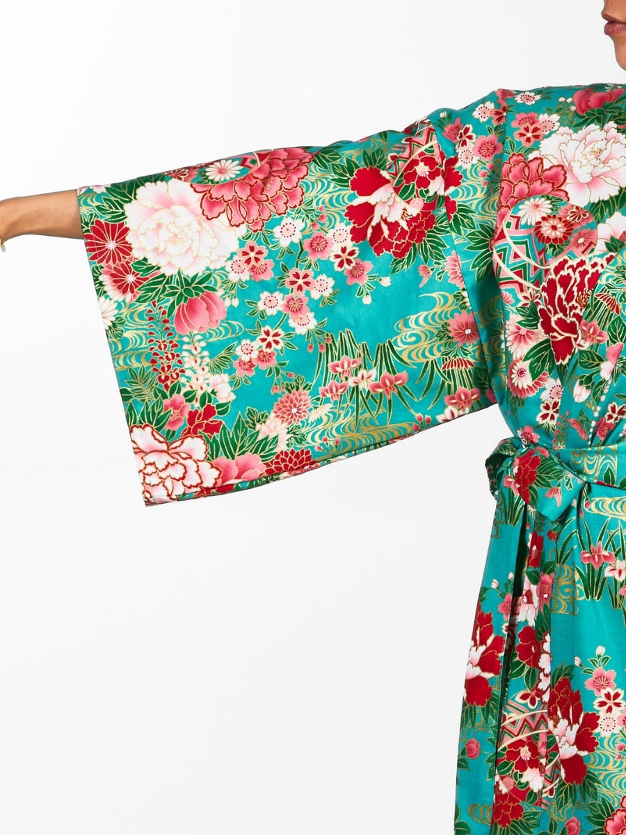 Damskie Kimono Happi - Temari Uniwersalny rozmiar