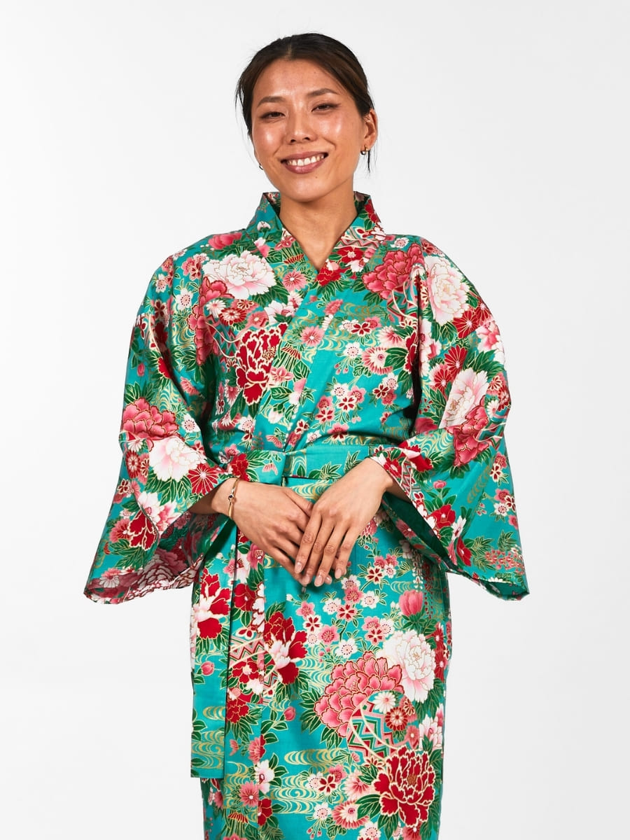Damskie Kimono Happi - Temari Uniwersalny rozmiar