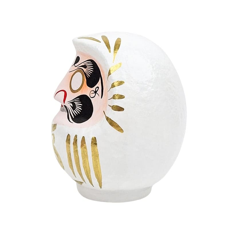 Daruma japońska biała od 9 do 15 cm