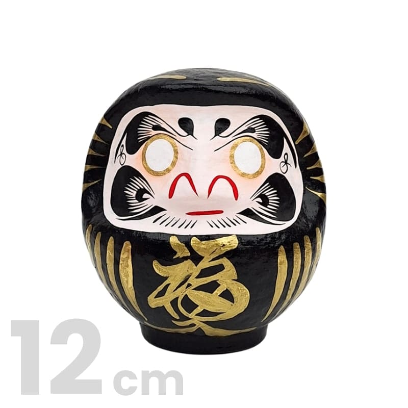 Daruma japońska czarna od 9 do 15 cm 12 cm