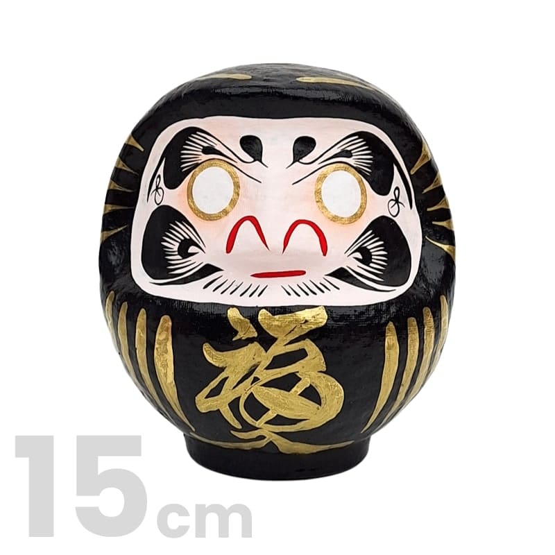 Daruma japońska czarna od 9 do 15 cm 15 cm
