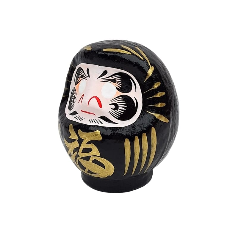 Daruma japońska czarna od 9 do 15 cm