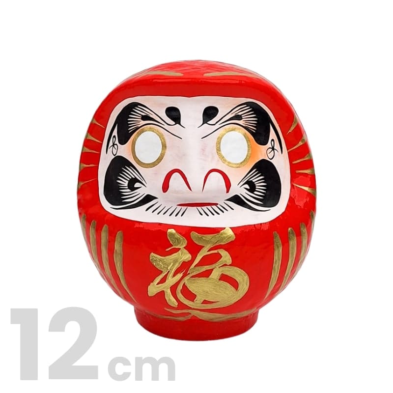 Daruma japońska czerwona od 9 do 15 cm 12 cm