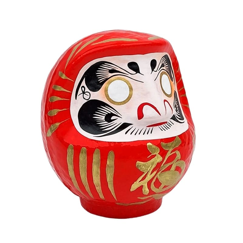 Daruma japońska czerwona od 9 do 15 cm