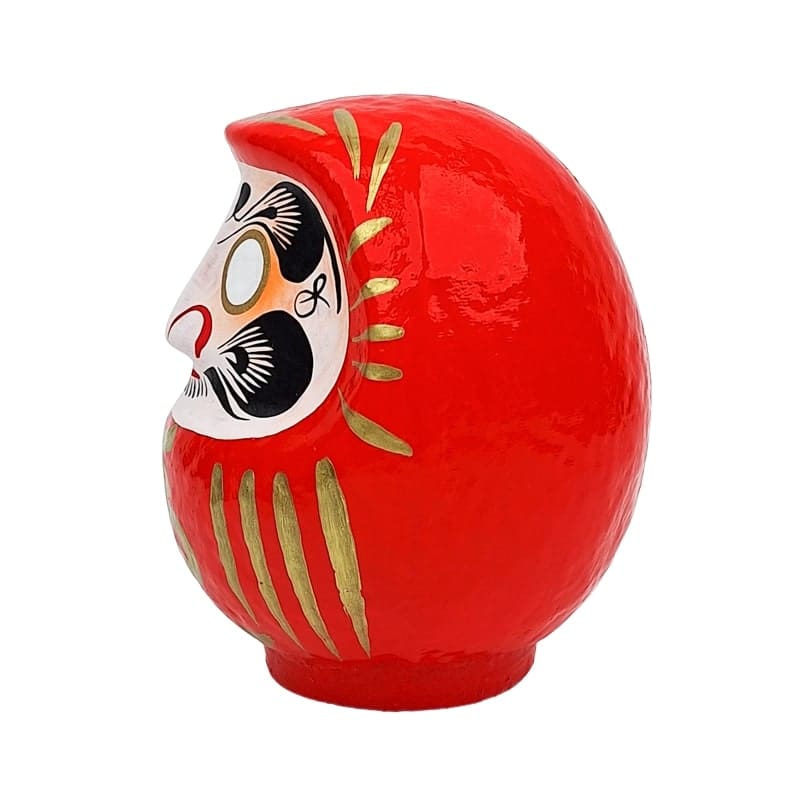 Daruma japońska czerwona od 9 do 15 cm