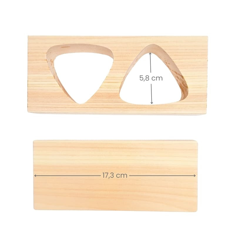 Drewniana forma Onigiri Duo Hinoki