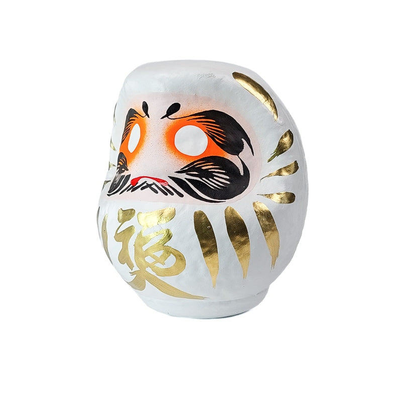 Duża biała Daruma 12 i 15 cm