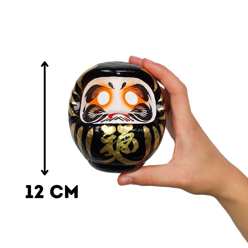 Duża czarna Daruma 12 i 15 cm 12 cm