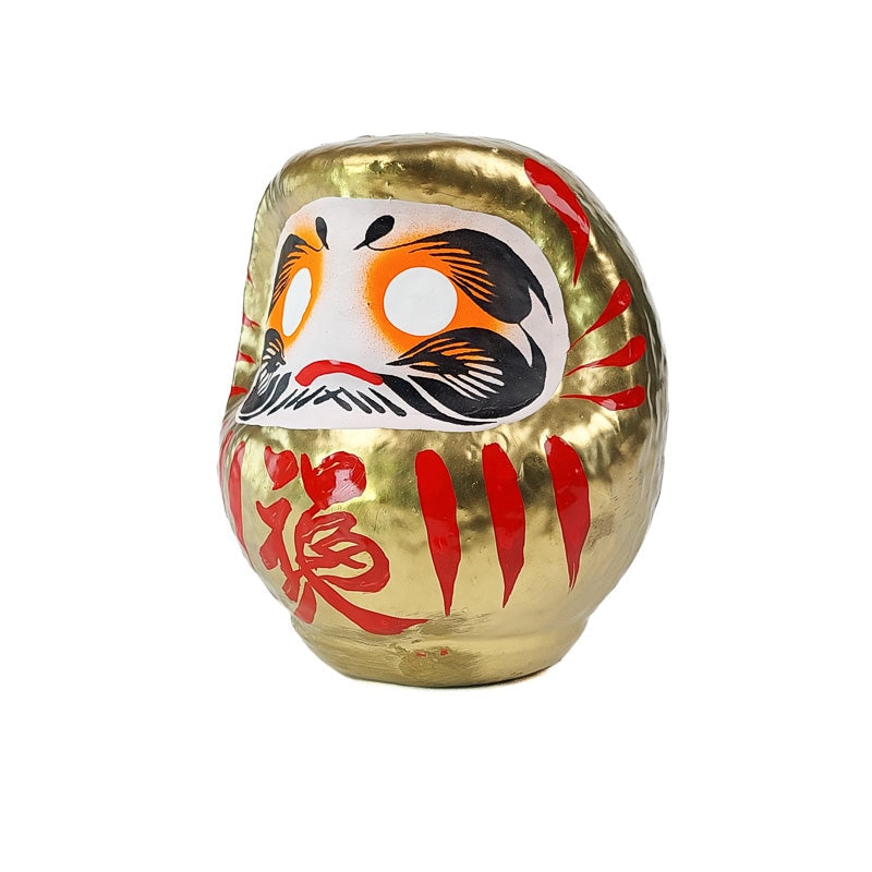 Duża złota Daruma 12 i 15 cm