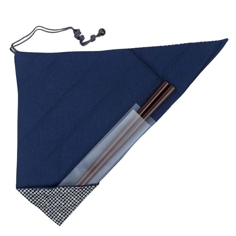 Etui na pałeczki japońskie Kanoko Blue