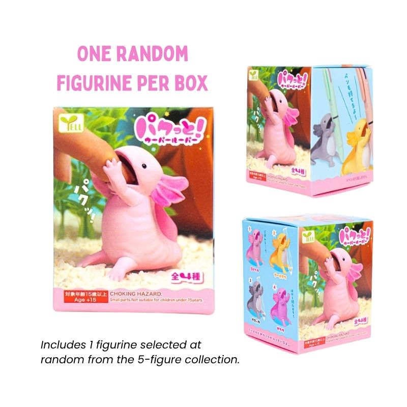 Figurka Gachapon - Aksolotl Stojak na Długopis