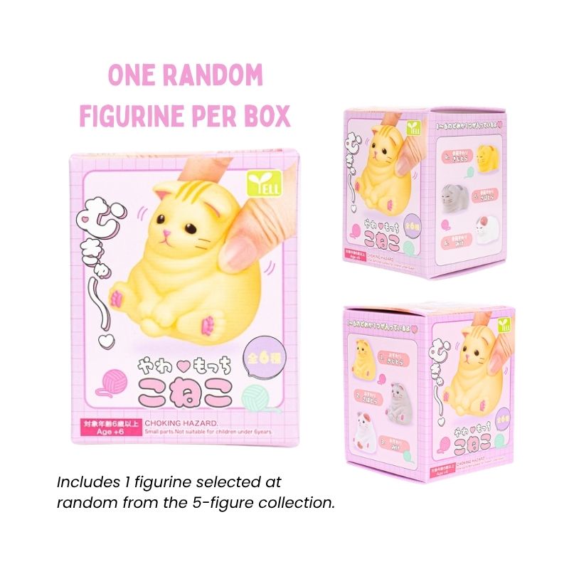 Figurka Gachapon - Chubby Kot Soft Vinyl