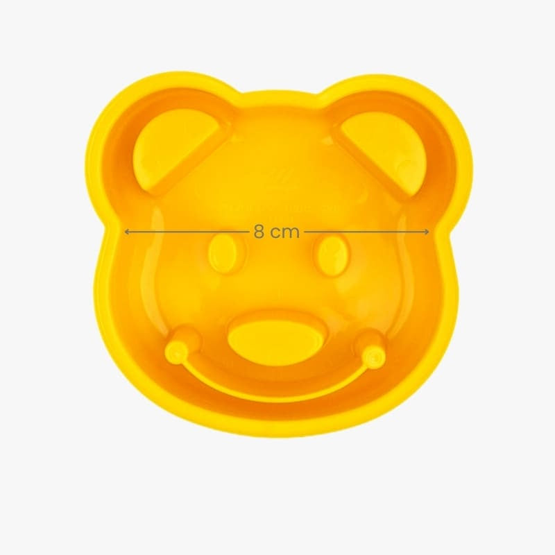 Forma do kanapek z głową niedźwiedzia Sando