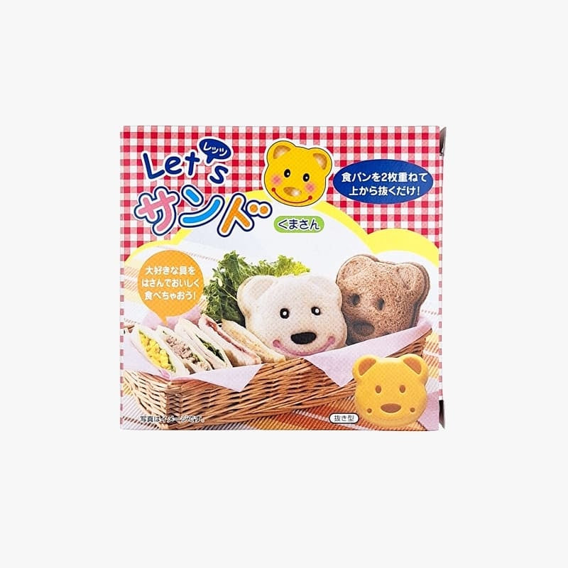 Forma do kanapek z głową niedźwiedzia Sando