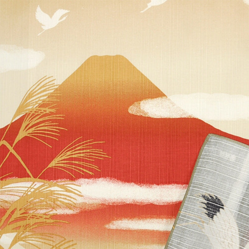 Furoshiki Crane & Fuji 50x50 cm