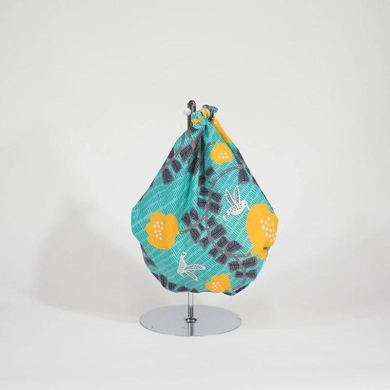 Furoshiki Zielone Kolibry 70x70 cm