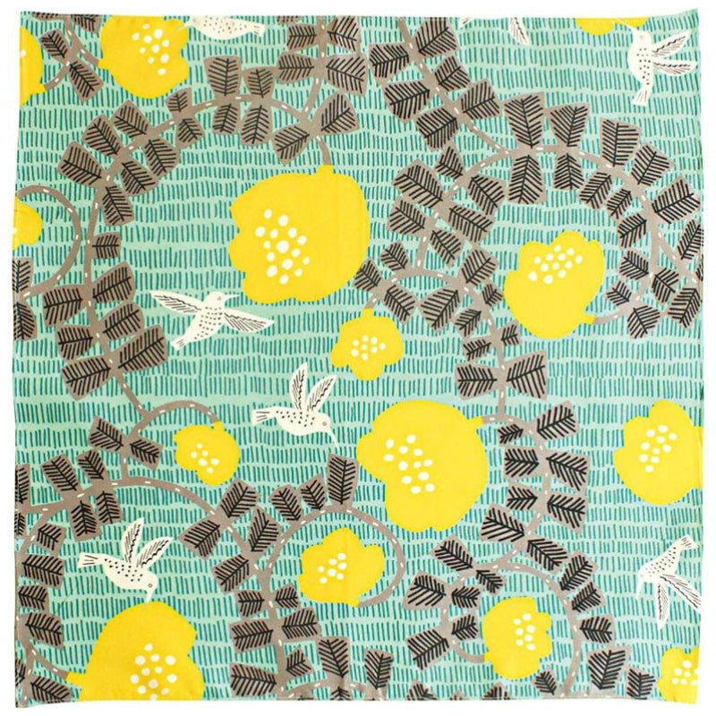 Furoshiki Zielone Kolibry 70x70 cm