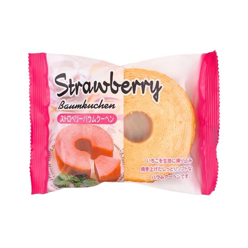 Truskawkowy sękacz - japońskie ciasto