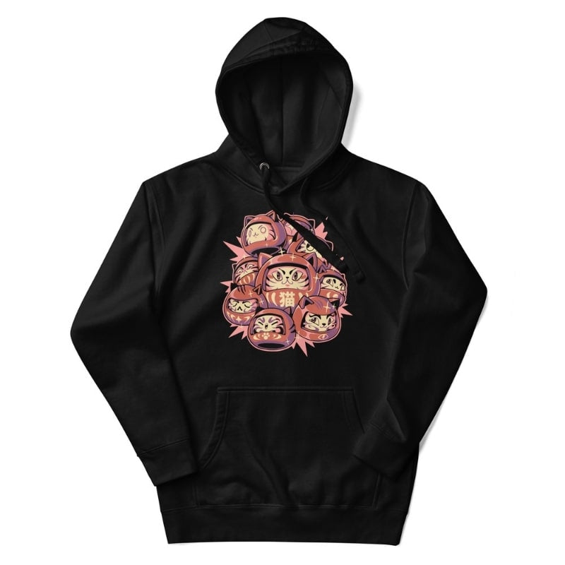 Japońska bluza Daruma Cat S