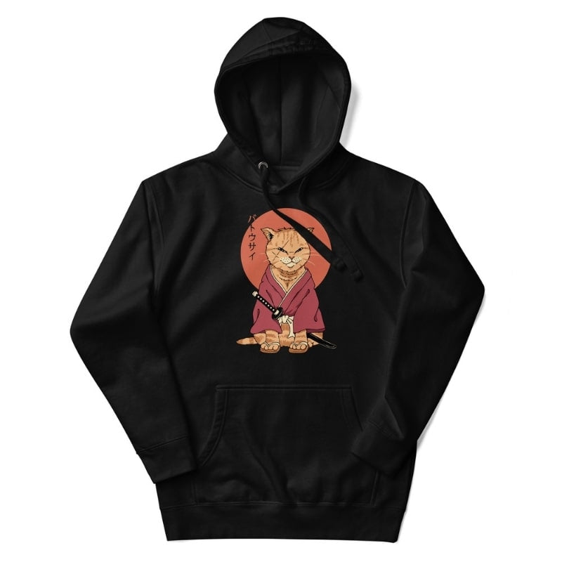 Japońska bluza Neko Battôsaï S / Noir