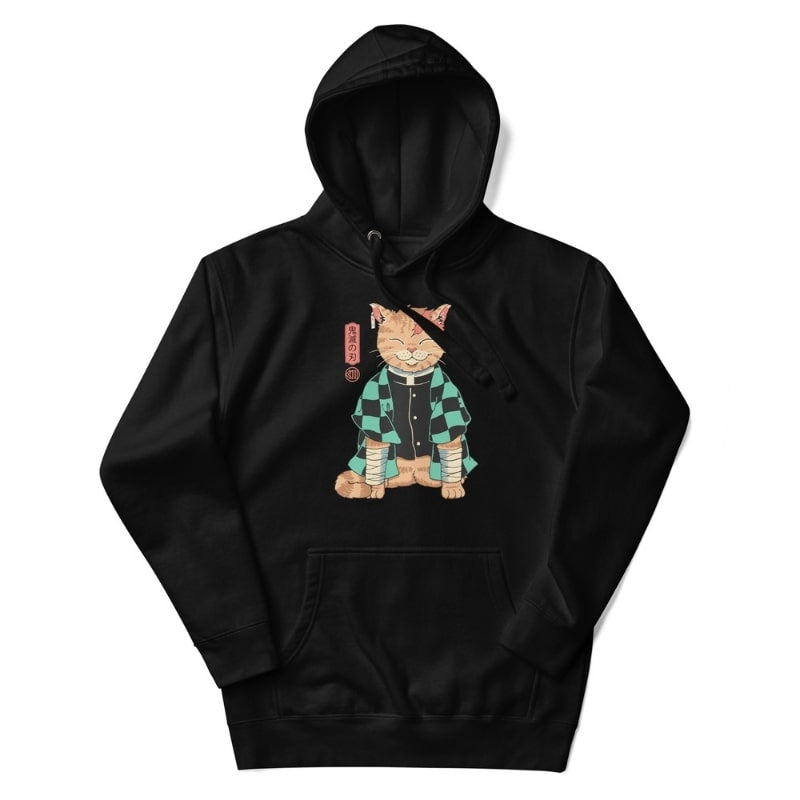 Japońska bluza Neko Pourfendeur S / Noir