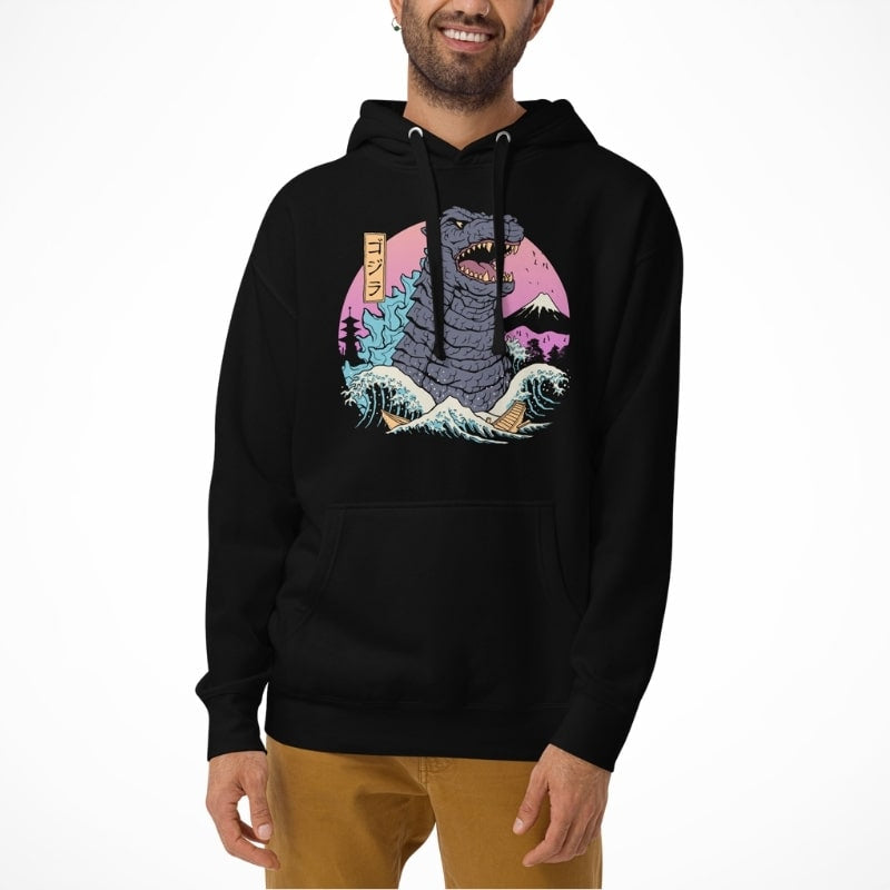 Japońska bluza retro Kaiju