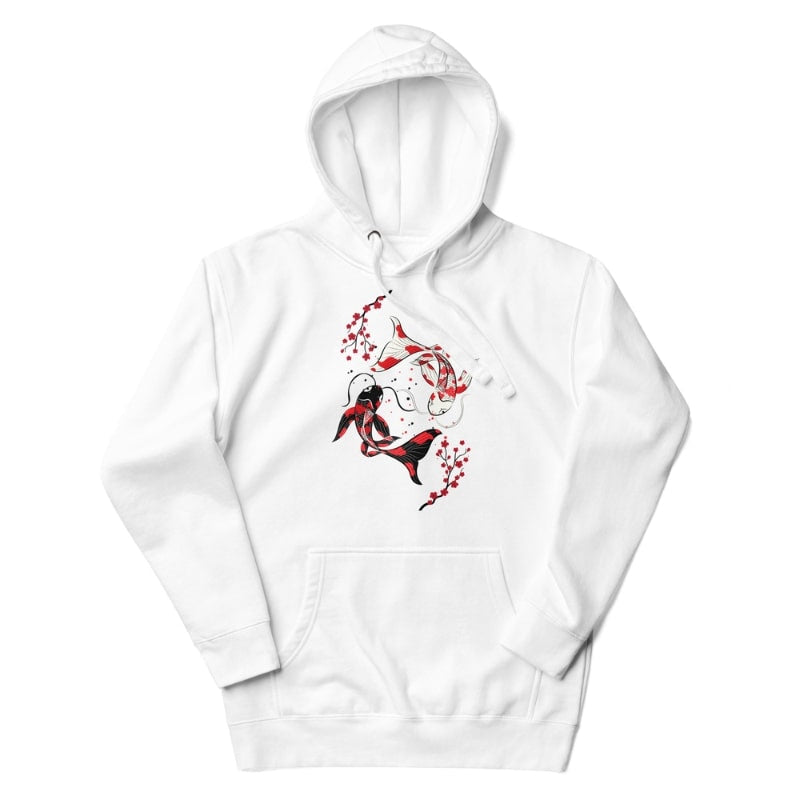 Japońska bluza Sakura Koi S / Blanc
