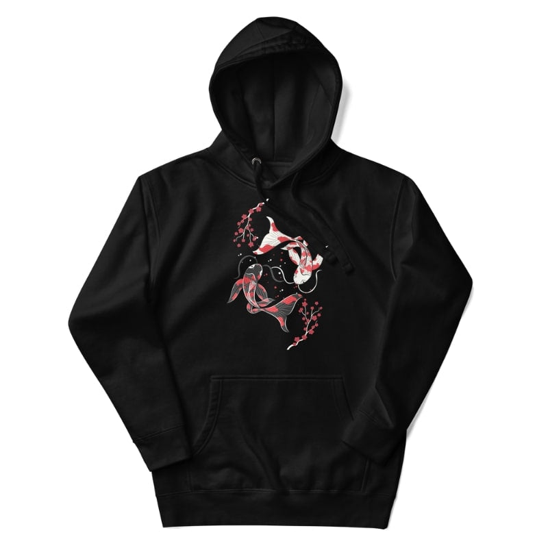 Japońska bluza Sakura Koi S / Noir