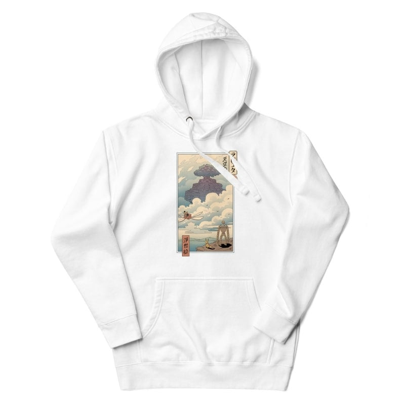 Japońska bluza Ukiyo e Laputa S / Blanc