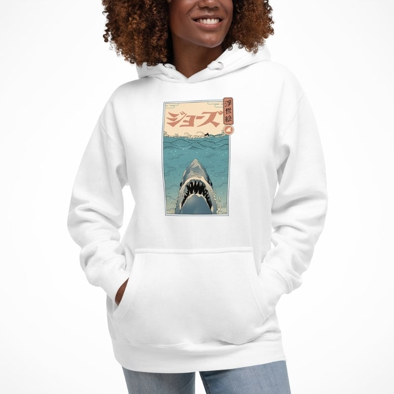 Japońska bluza Ukiyo e Shark Attack